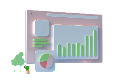 Chart illustration representing audit assistance